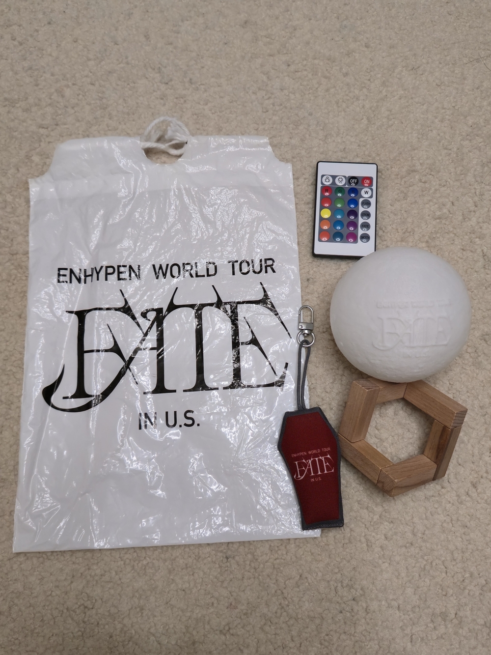 ENHYPEN 'FATE' World Tour LED Globe/Moon Lamp & Keychain